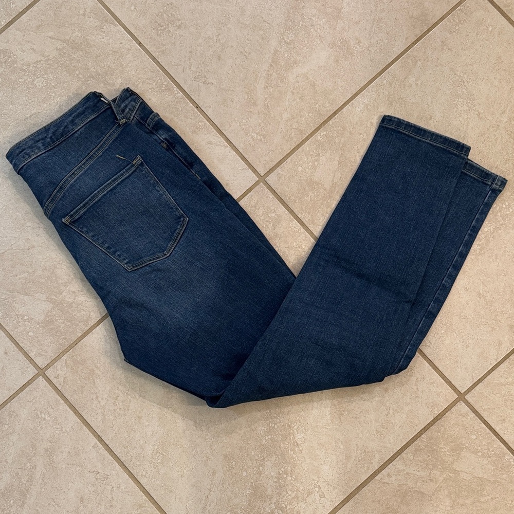 Massimo Highest Rise Skinny Dark Blue Jeans